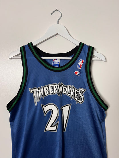 90's Champion Minnesota Timberwolvers Jersey – Small