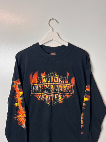 Harley Davidson Flames Longsleeve - Large