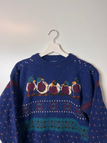 Vintage Woolrich Wool Ducks Sweater - Large
