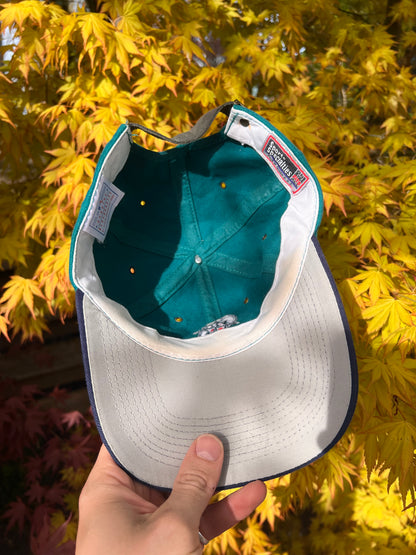 90s Sports Specialties Seattle Mariners MLB Strapback Cap Green – One Size