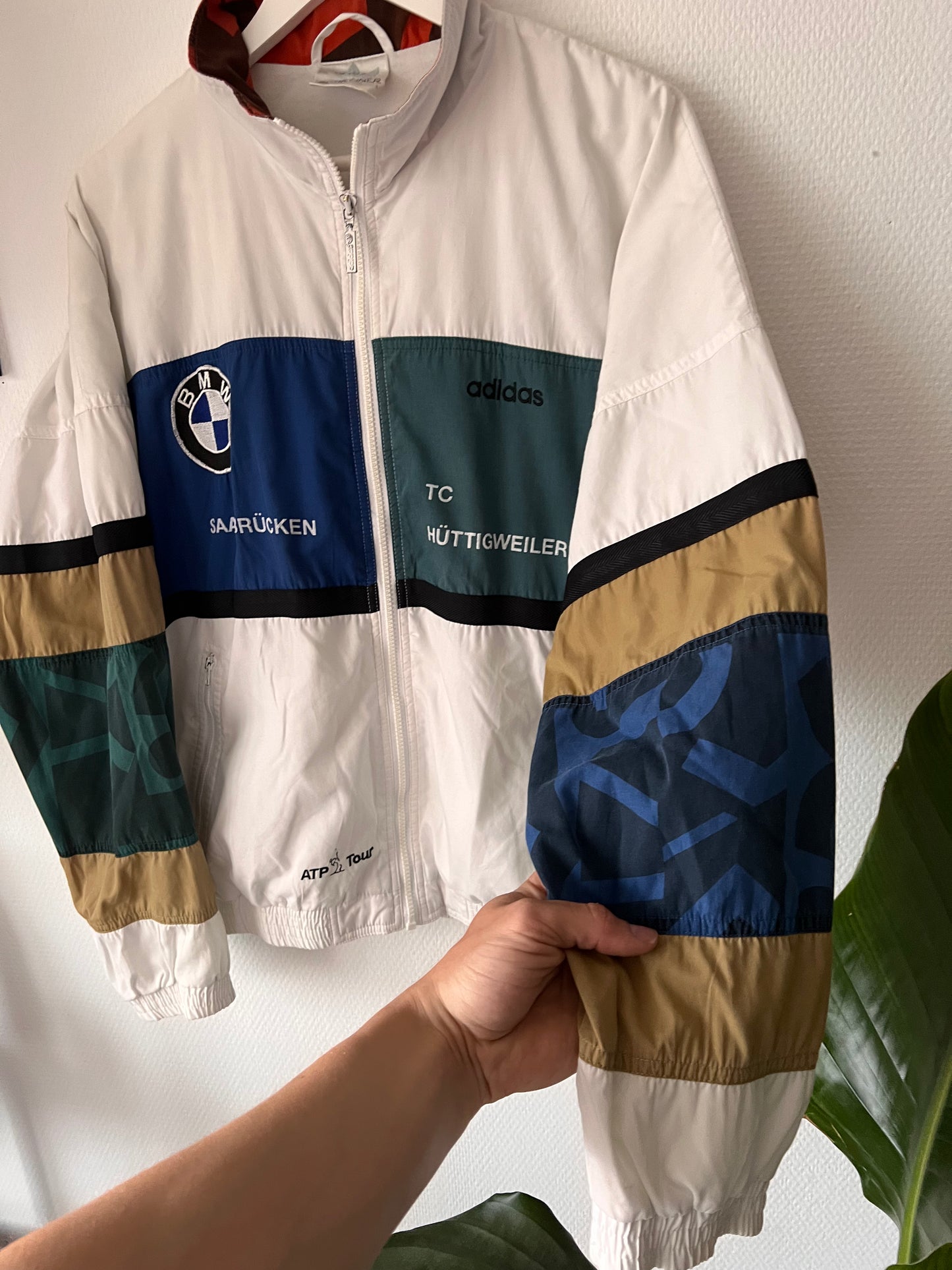 90s Adidas ATP Tour BMW Track Jacket Multicolor – Large