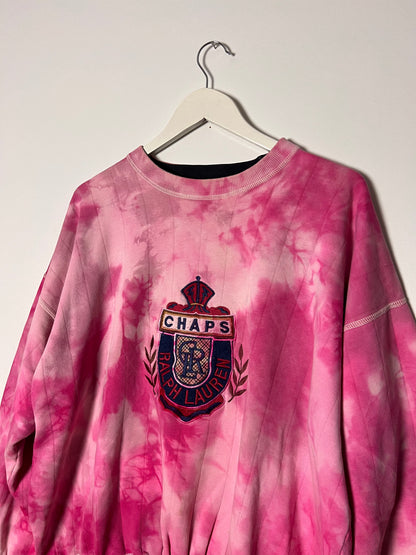 90s Chaps Ralph Lauren Tie Dyed Sweatshirt – Large