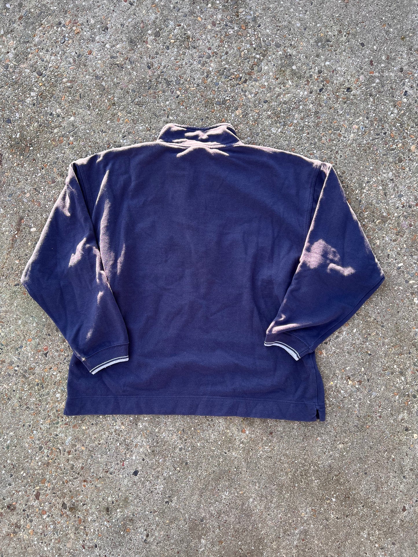90s Reebok 1/4 Zip Up Big Embroidered Sweatshirt – Medium