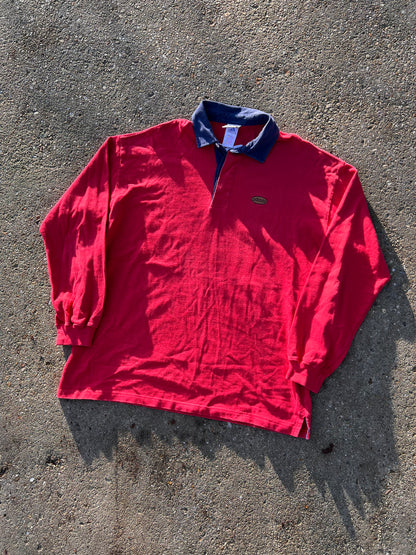 90s Adidas Longsleeve Colar Rugby Polo – Xlarge