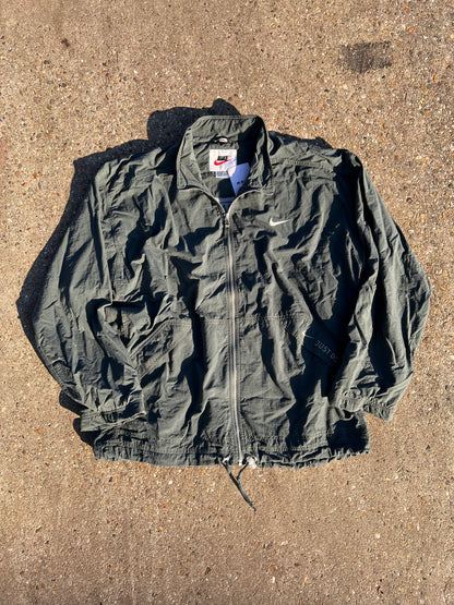 90s Nike Classic Full Zip Army Track Jacket – XXLarge