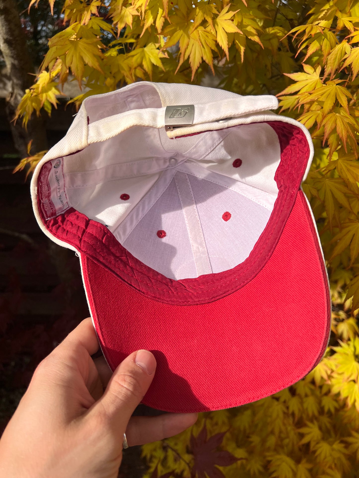 2000s Alfa Romeo Sauber F1 Team Racing Cap Red – One Size