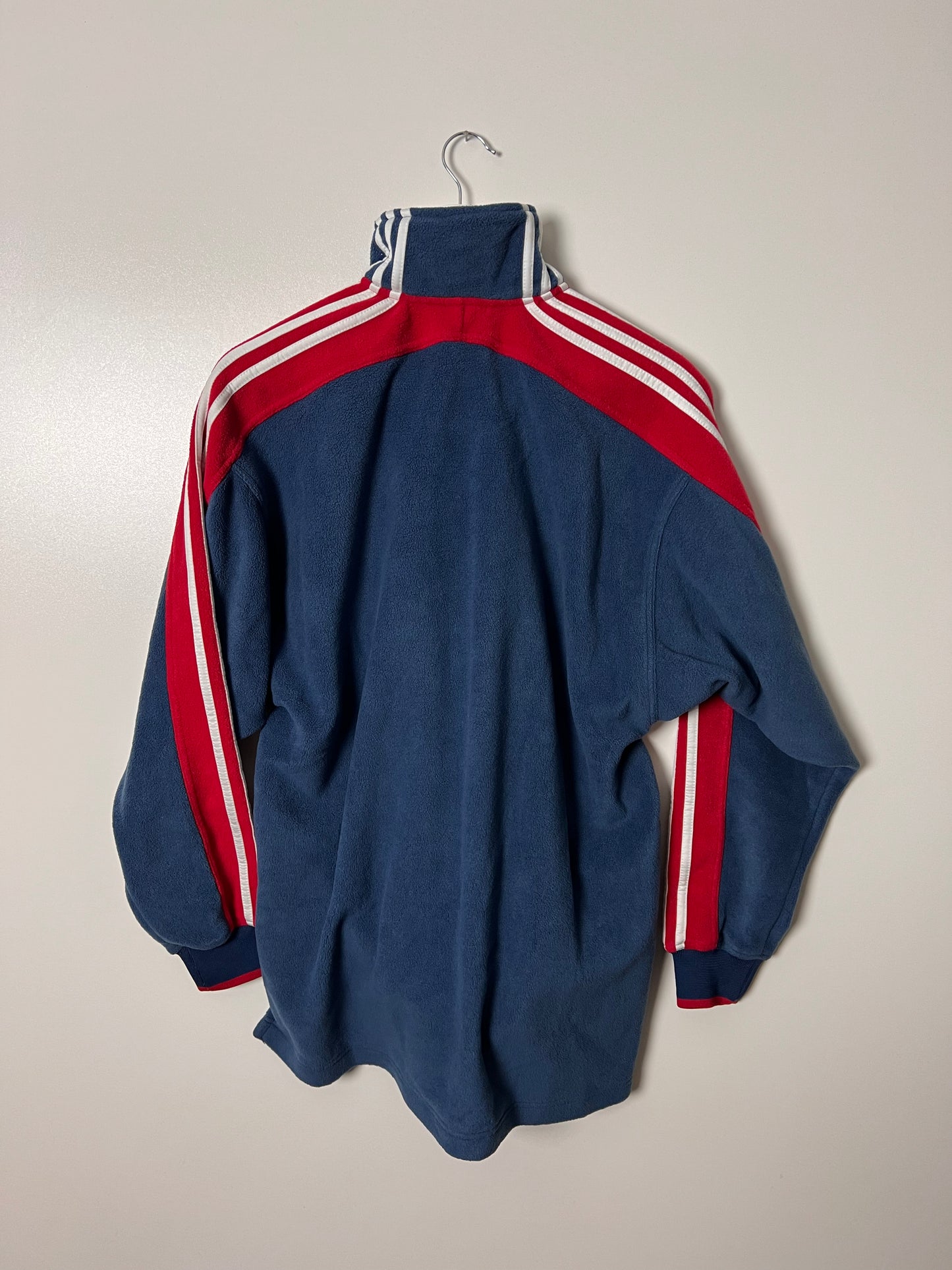 90's Adidas 1/4 Zip Up Multicolor Fleece – Medium