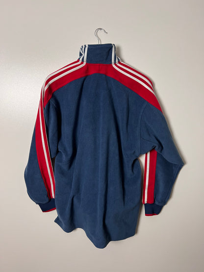 90's Adidas 1/4 Zip Up Multicolor Fleece – Medium