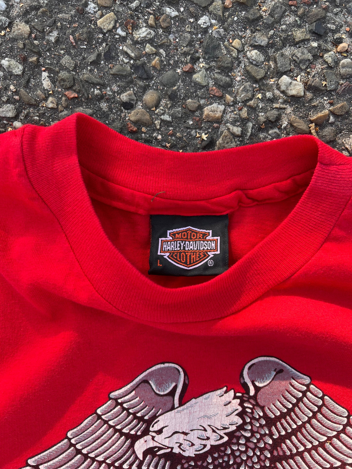 90's Harley Davidson Eagle T-Shirt – Large