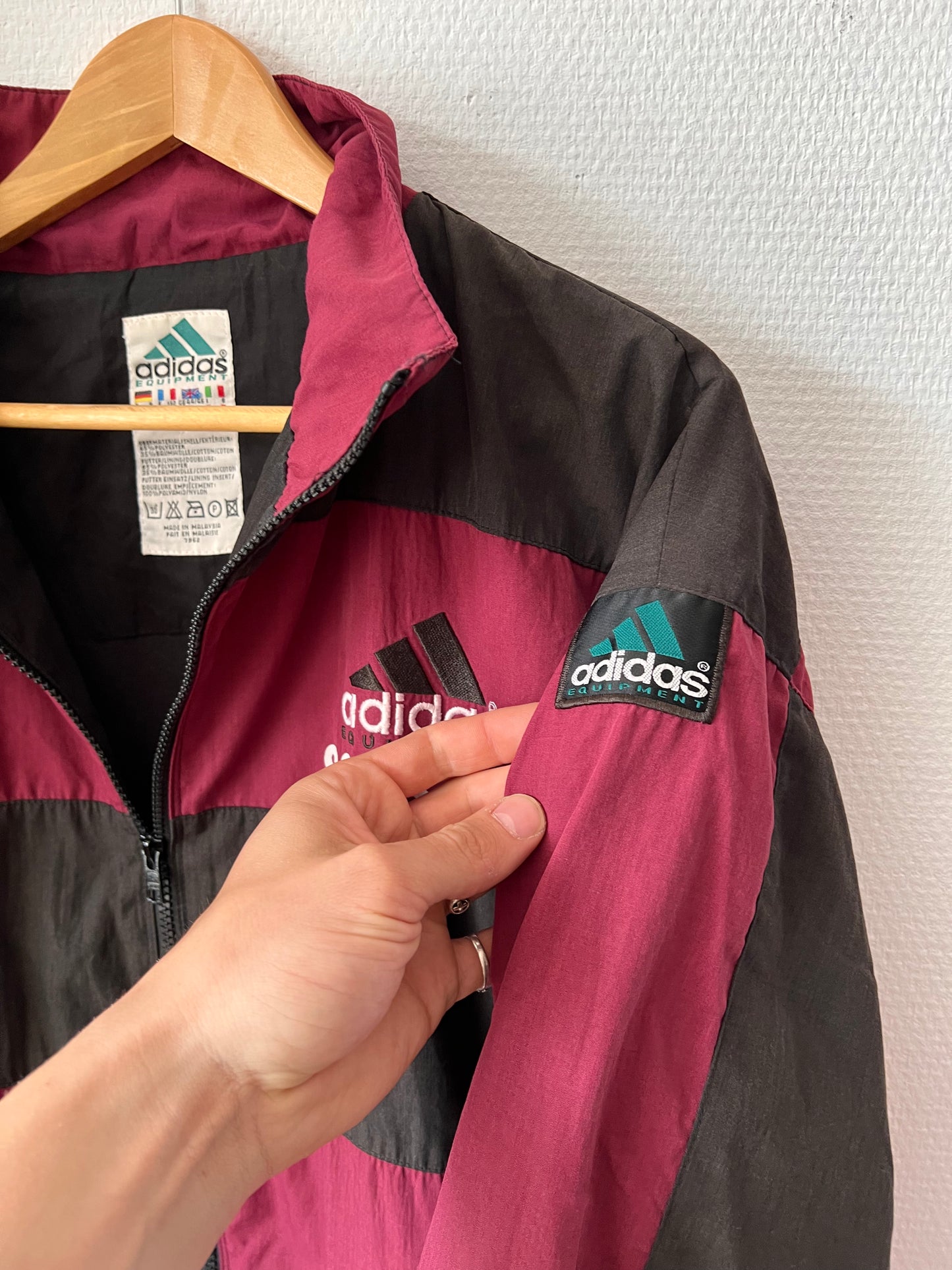 90s Adidas Equipment Multicolor Block Track Jacket – Large