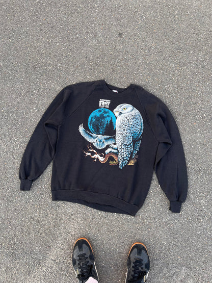 90's Jerzees Alexandria Bay Owl Sweatshirt – XLarge