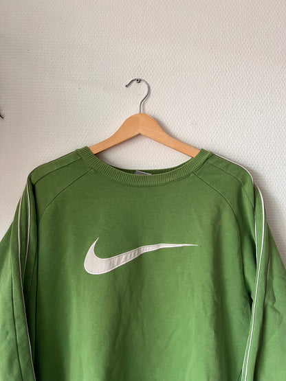 90s Nike Big Swoosh Logo Crewneck Sweatshirt – Medium