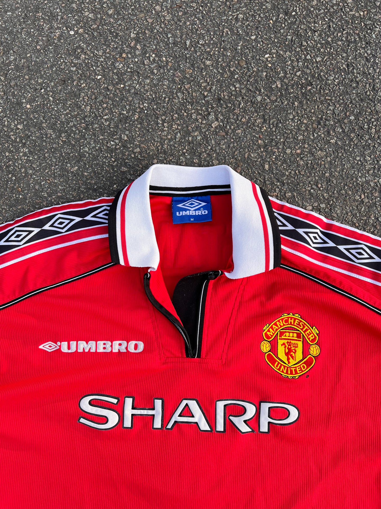 90's Umbro Manchester United Football Top – Medium