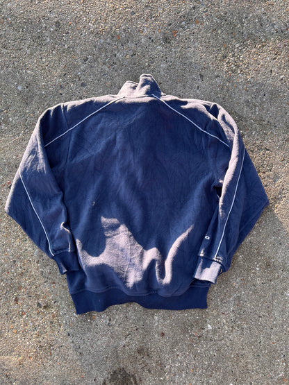 90s Umbro 1/4 Zip Up Classic Striped Fleece – Small
