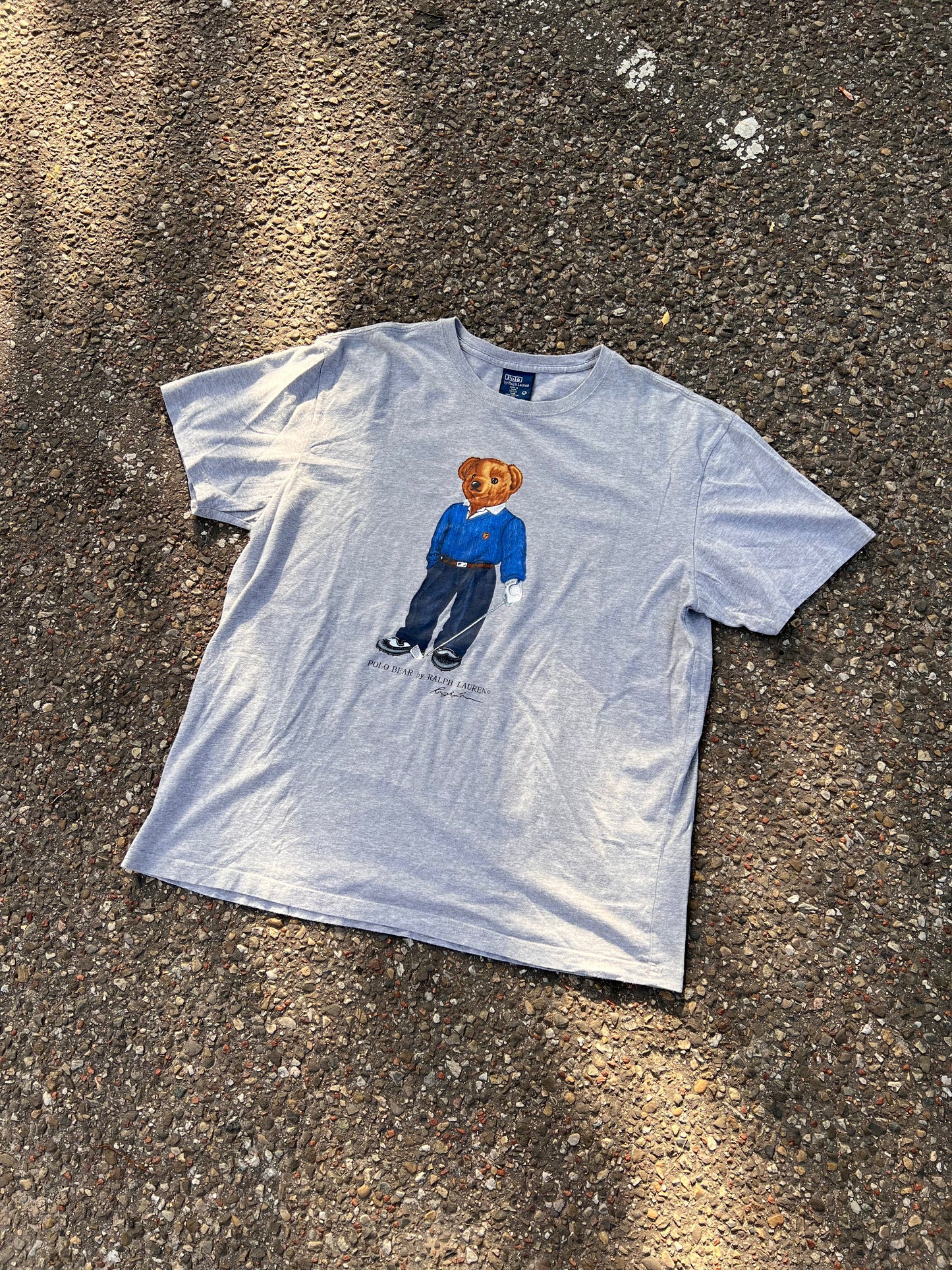 90s Ralph Lauren OG Polo Bear T-Shirt – Large