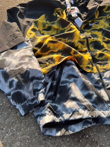 90s Nike Full Zip Grainy Multicolor Track Jacket – Xlarge