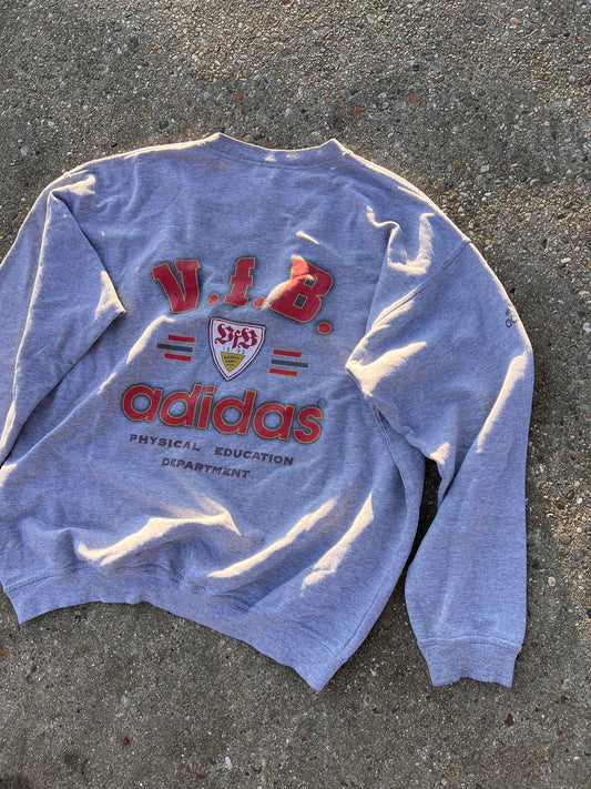 90s Adidas VfB Stuttgart Physical Education Department Sweatshirt – Xlarge