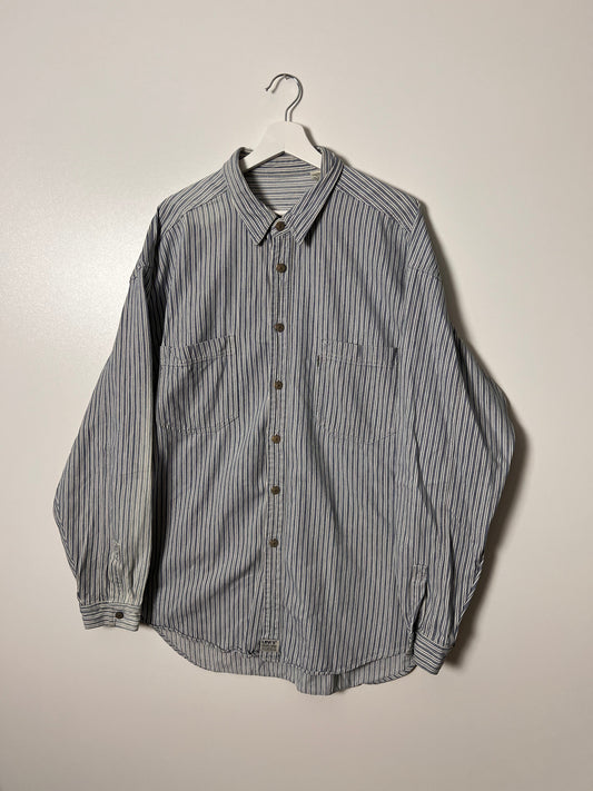 00's Levi's Striped Work Shirt – XXLarge