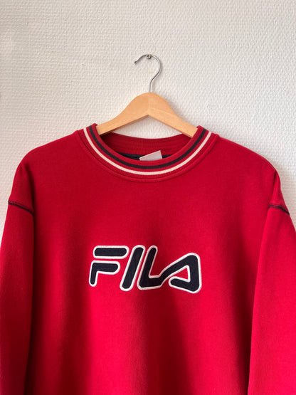 90s Fila Big Logo Sweatshirt Crewneck – Large