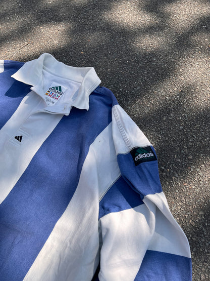 90's Adidas Equipment Longsleeve Rugby Polo – Large