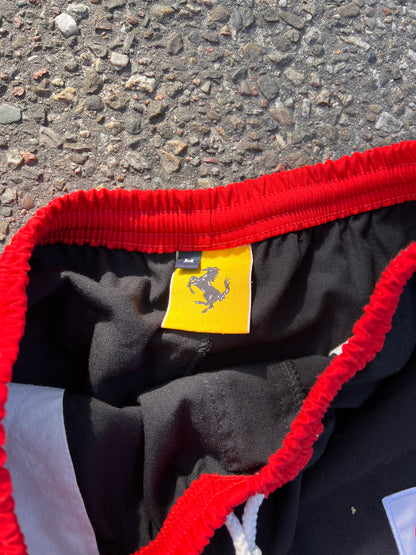 00' Ferrari Allover Embroidered Shorts – Medium