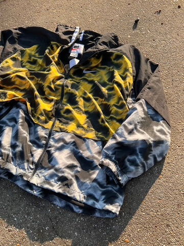 90s Nike Full Zip Grainy Multicolor Track Jacket – Xlarge