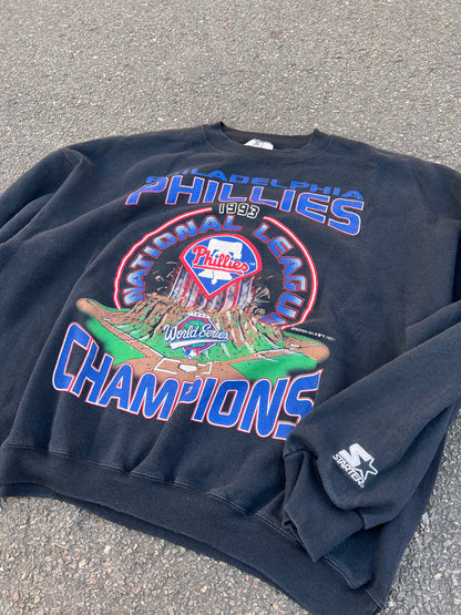 90's Starter 1993 Phillies Champions Sweatshirt – XLarge