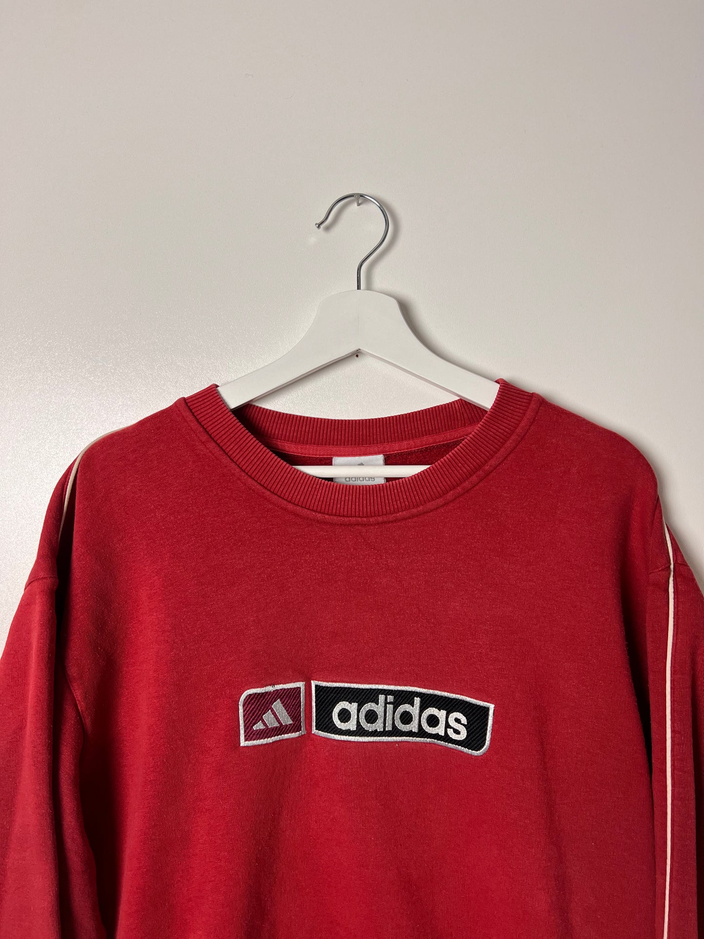 Adidas Box Logo Crewneck Sweater - XLarge