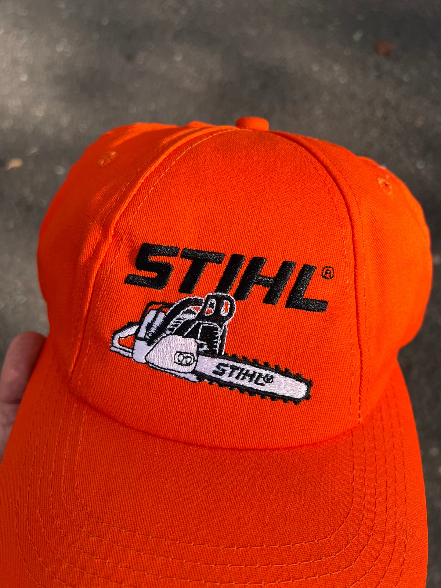 00's Stihl Embroidered Chainsaw Cap – One Size