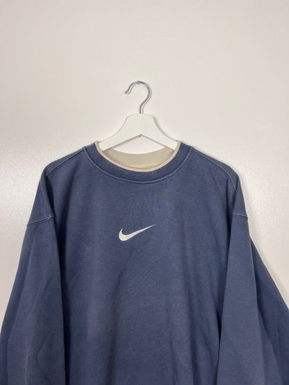 Early 00's Nike Big Swoosh Crewneck - XLarge