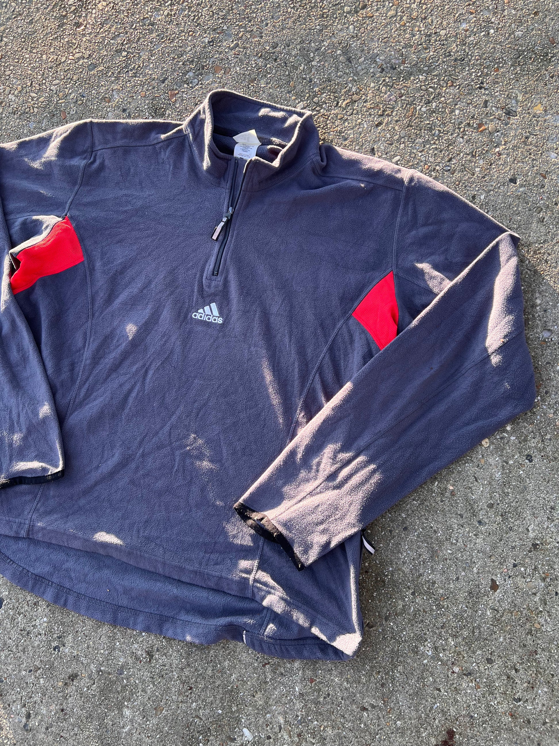 90s Adidas Chest Center Logo Fleece – Large
