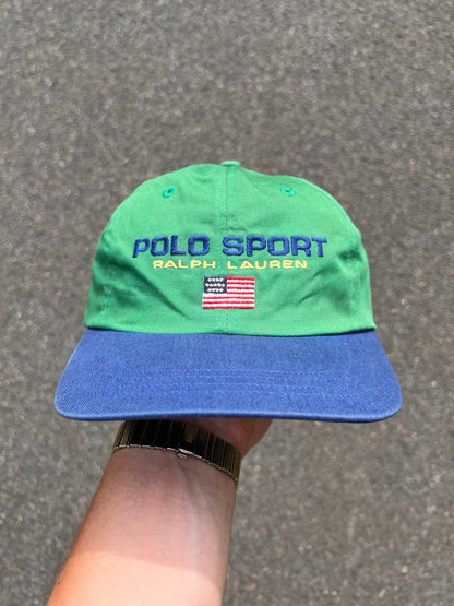 90's Polo Sport Ralph Lauren Spellout Cap – One Size