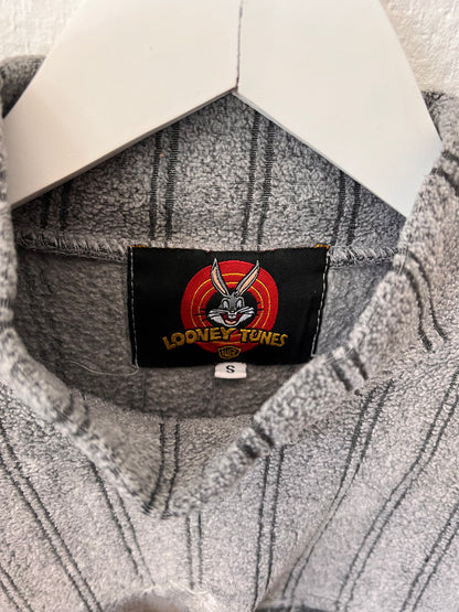 90s Looney Tunes Embroidered Titi 'Tweety' Fleece Grey – Medium