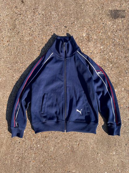90s Puma Classic Full Zip Striped Track Jacket – Small
