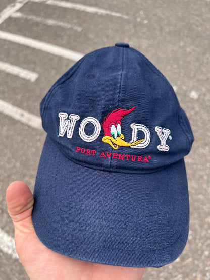90s Woody Embroidered Port Aventura Cap Navy – One Size