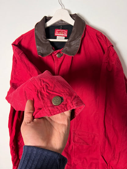90s Marlboro Country Store Long Lined Cotton Coat – Large