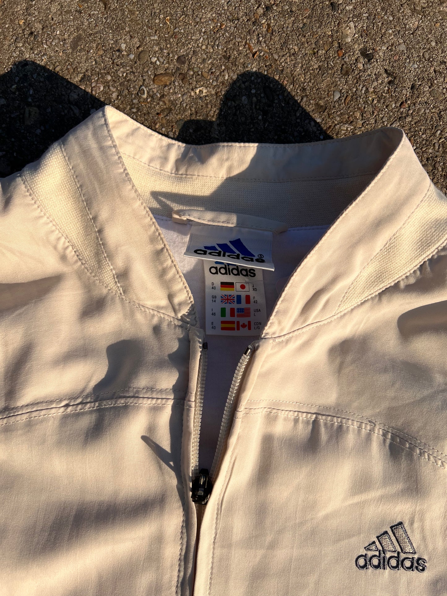 90s Adidas Full Zip Soft Tennis Track Jacket – Large