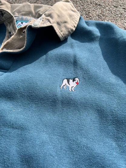 90's Big Dogs Longsleeve Rugby Polo – Large