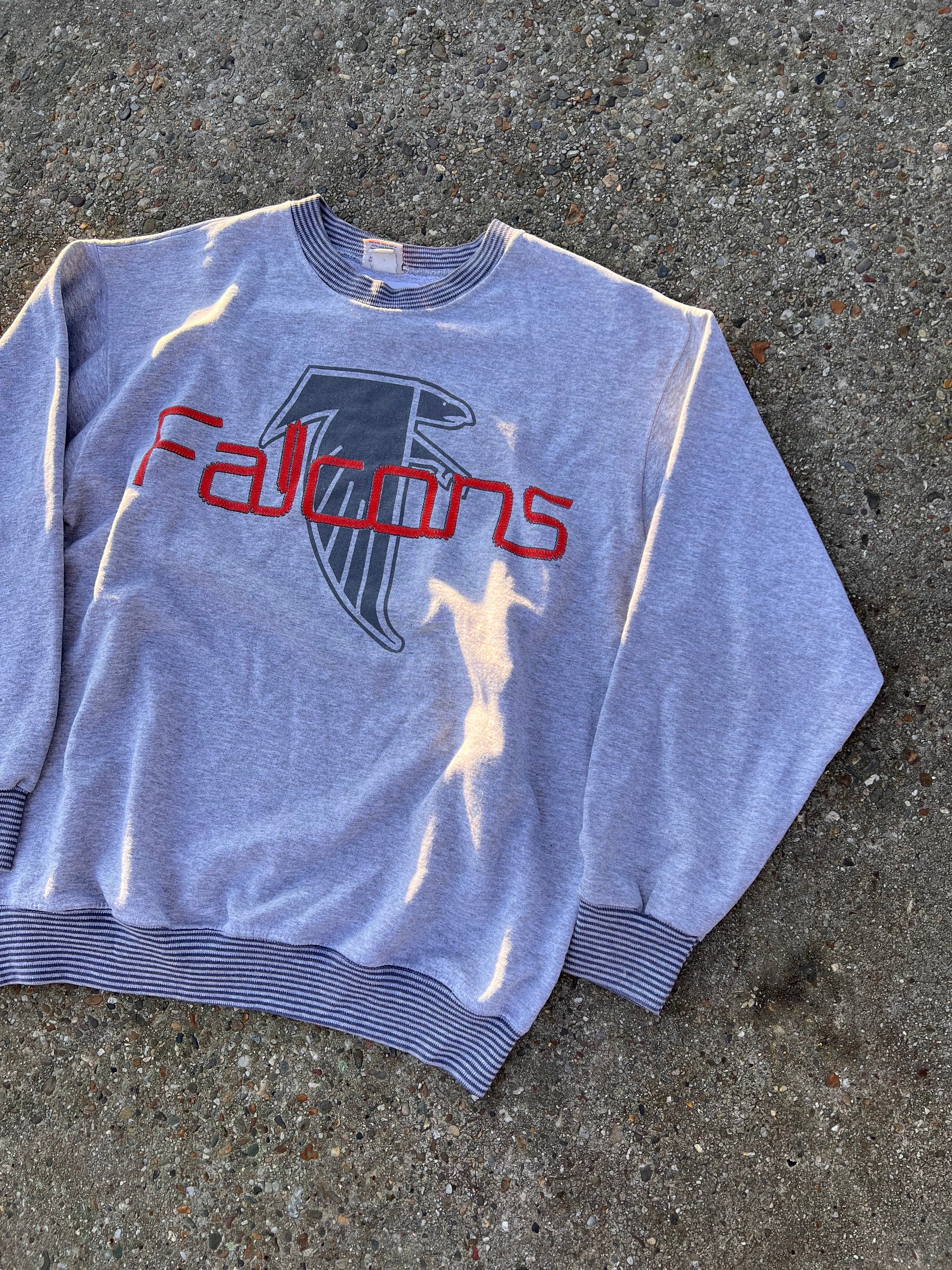 90s Team Rated Atlanta Falcons NFL Crewneck Sweatshirt – Large
