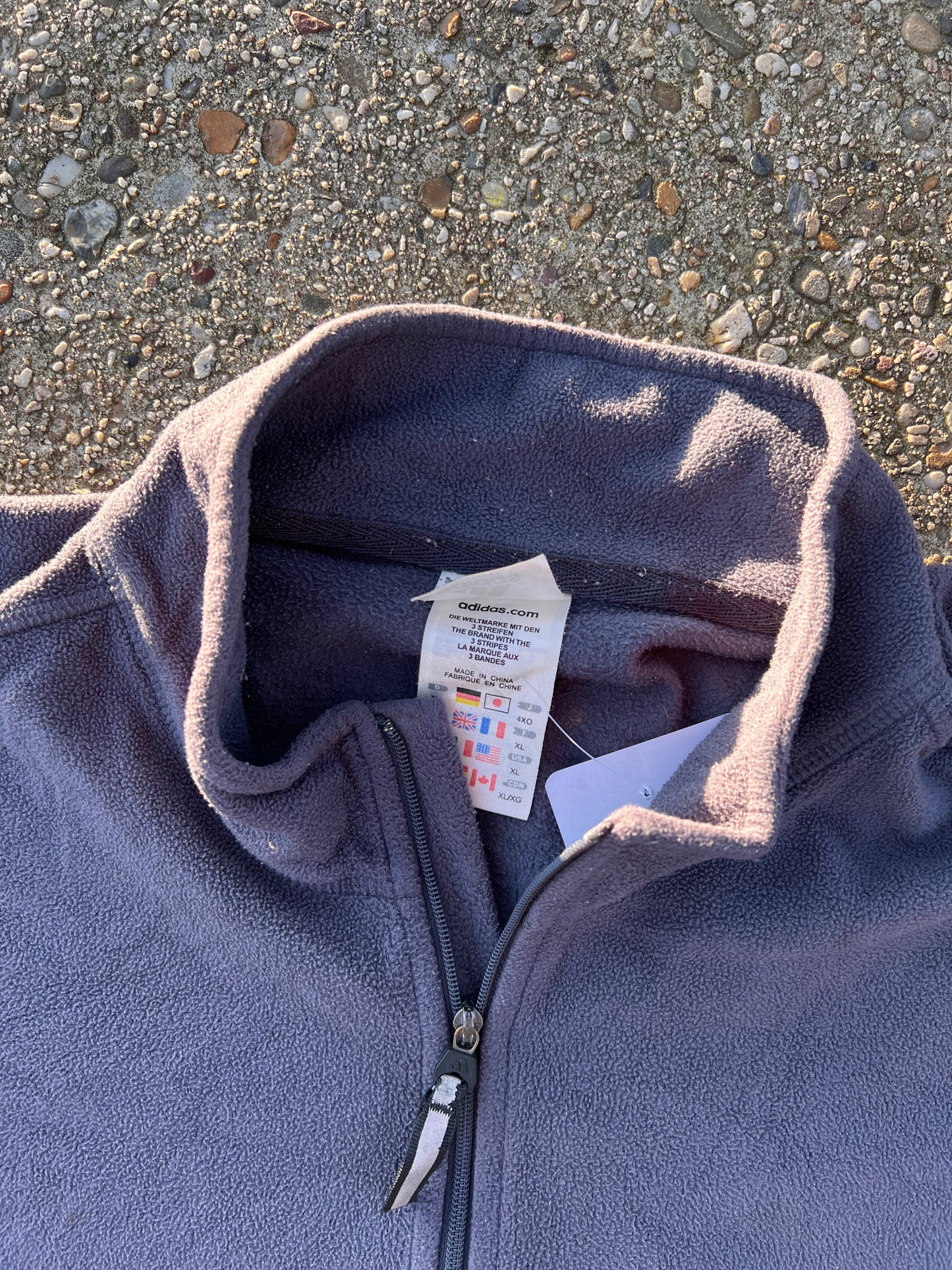90s Adidas Chest Center Logo Fleece – Large