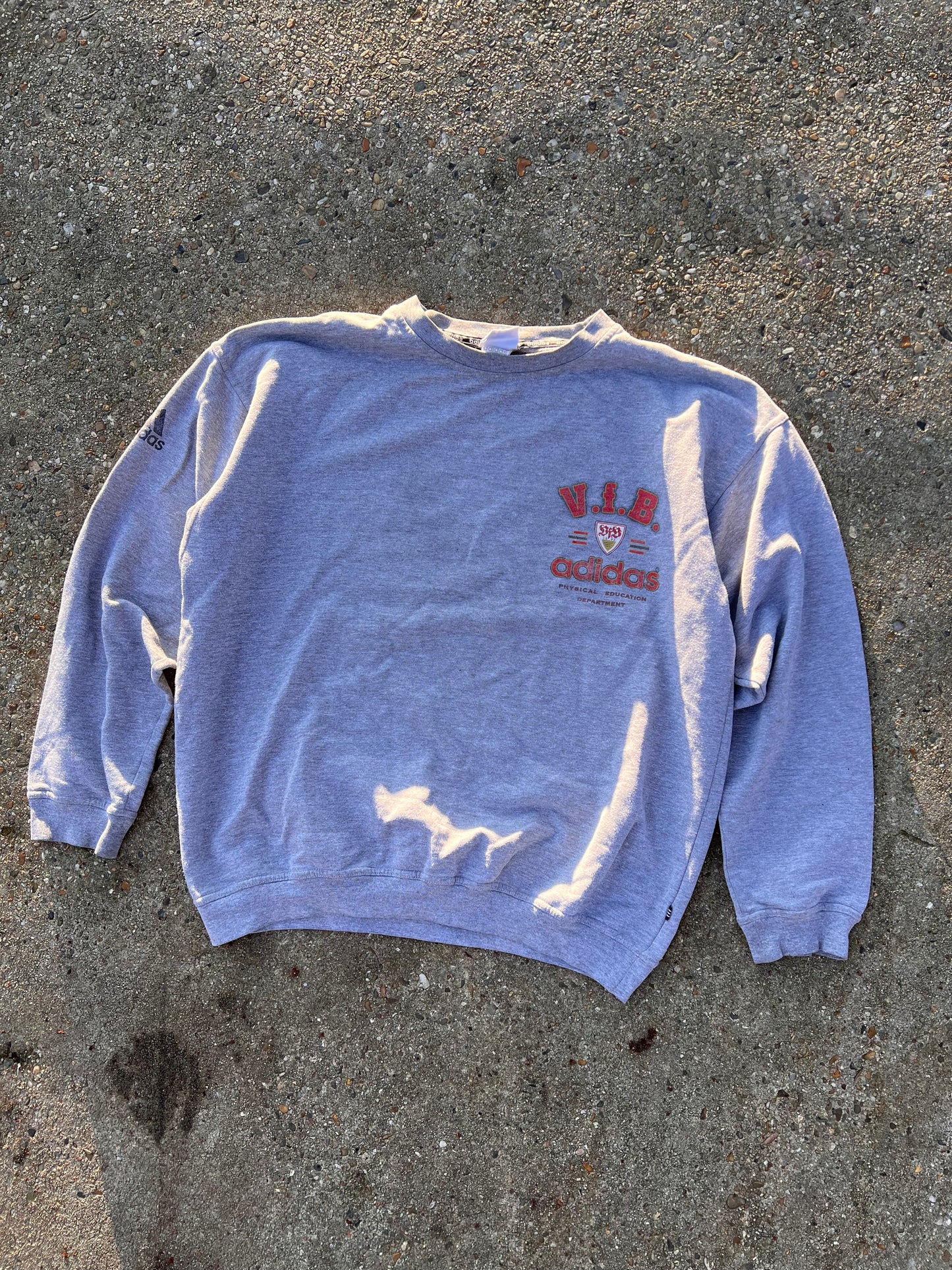 90s Adidas VfB Stuttgart Physical Education Department Sweatshirt – Xlarge