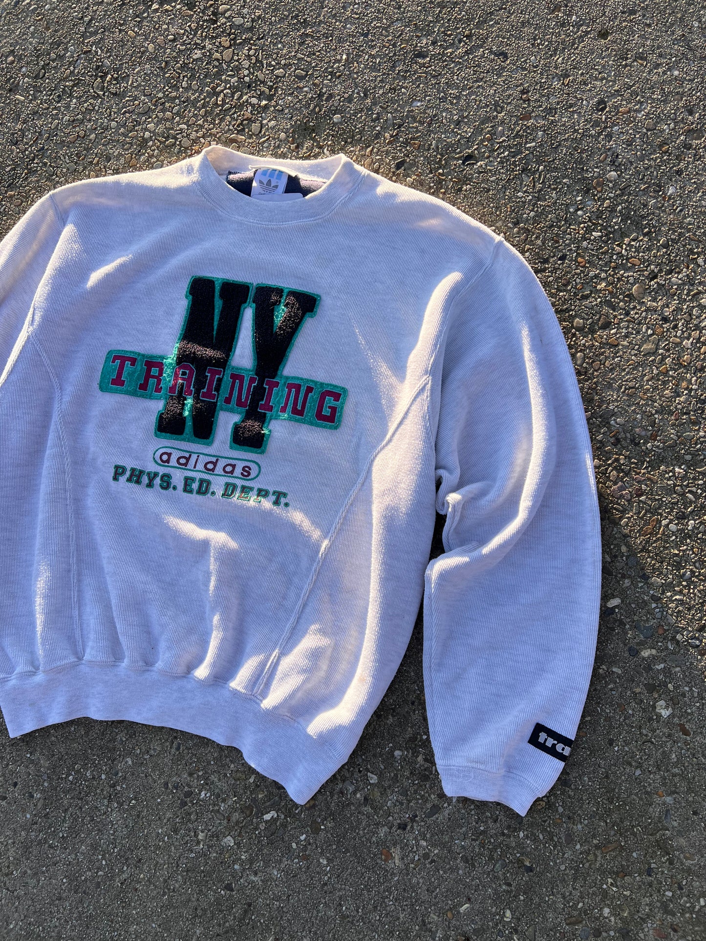 90s Adidas NY Training Embroidered Sweatshirt – Small