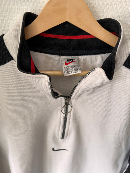 90s Nike 1/4 Zip Up Center Swoosh Sweatshirt – XLarge