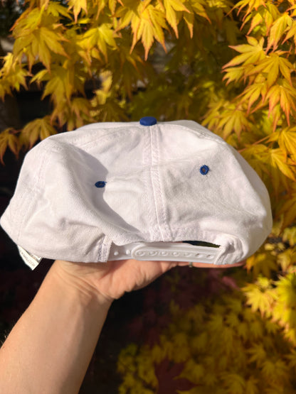 90s Volvo Embroidered Chicago Truck Strapback Cap White – One Size