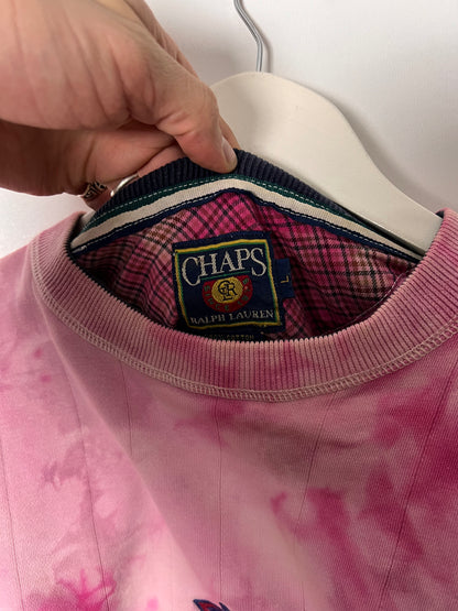 90s Chaps Ralph Lauren Tie Dyed Sweatshirt – Large