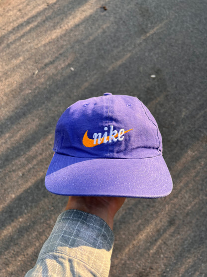 90's Nike Big Check Cap – One Size