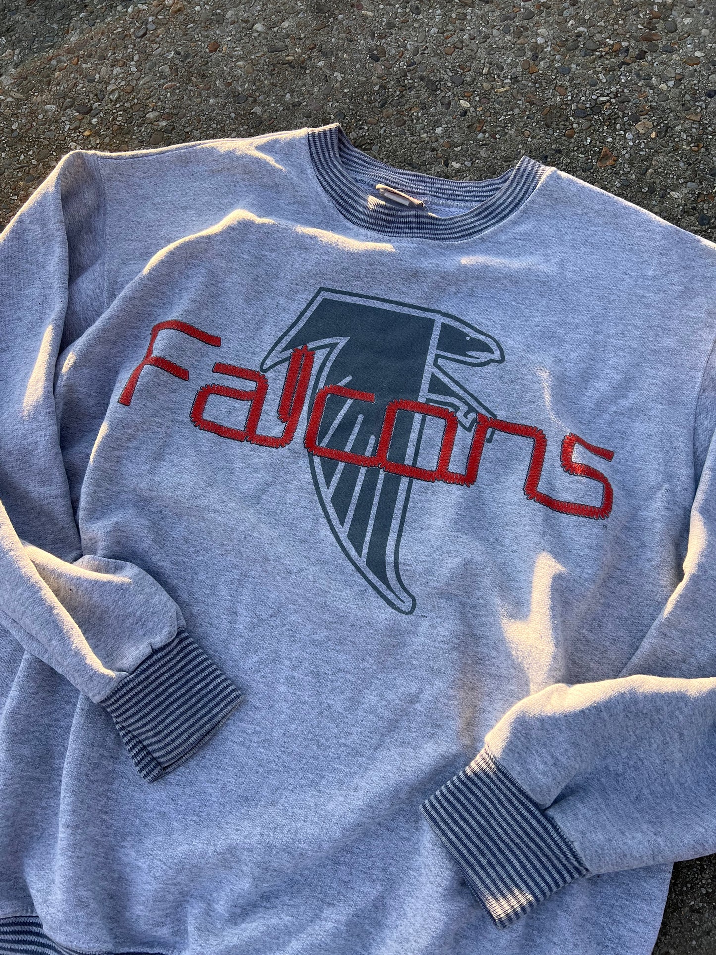 90s Team Rated Atlanta Falcons NFL Crewneck Sweatshirt – Large