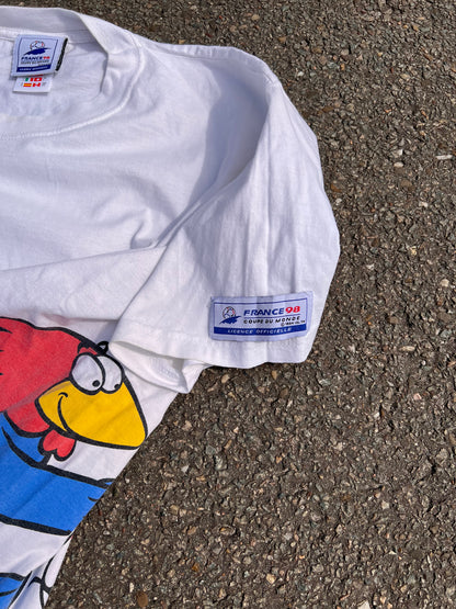 90's Adidas France 98 World Cup T-shirt – XSmall