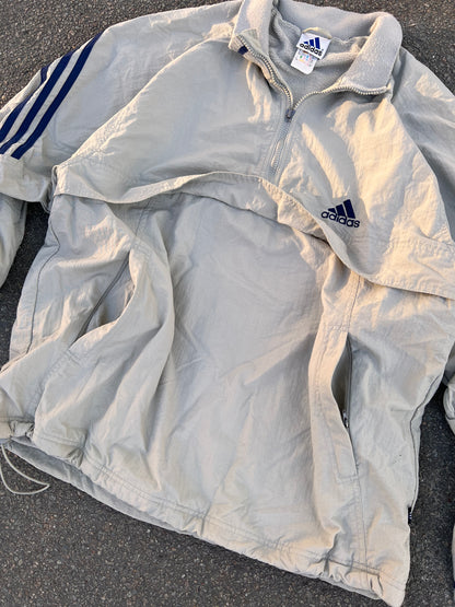90's Adidas Fleece Lined Jacket Anorak – Large