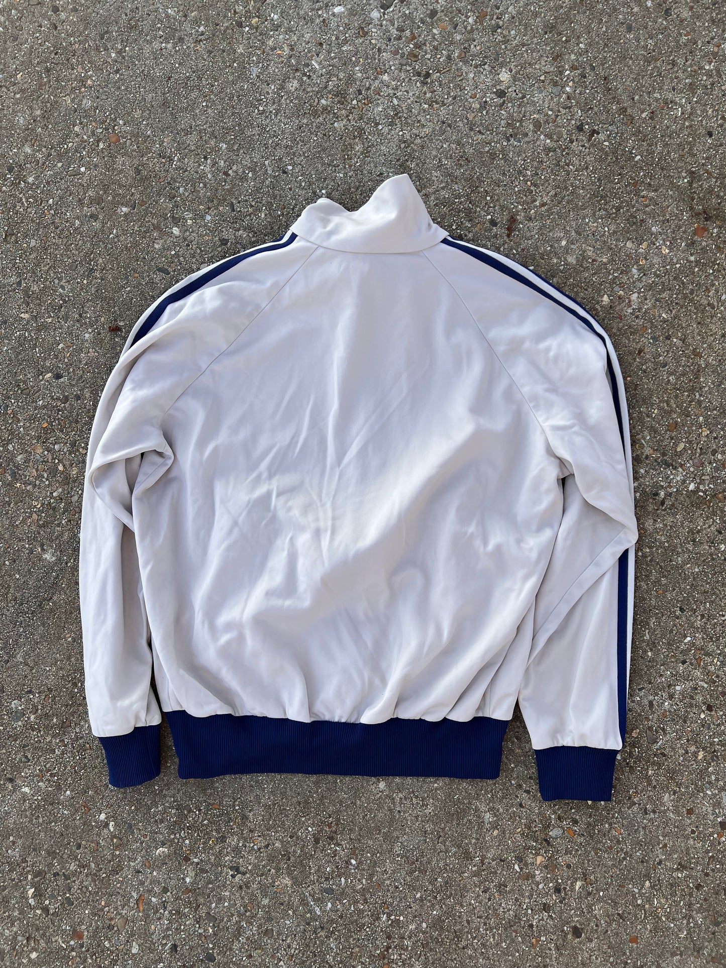 80s Adidas Classic Trefoil Logo Track Jacket – Small